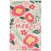 Flower - Flower jewelry cards - Merci cards - Green - Red - Pink x10 Flower jewelry cards - Merci cards - Green - Red - Pink x10