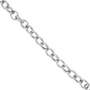 Trace 12 mm mesh chain - 304 stainless steel x50cm|raw }}