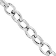 Trace 12 mm mesh chain - 304 stainless steel x50cm