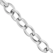 Trace 12 mm mesh chain - 304 stainless steel x50cm