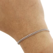 Rombo 2.9 mm open link chain - 316L stainless steel x1m