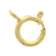 5.5mm spring clasp with open ring - Gold filled x1