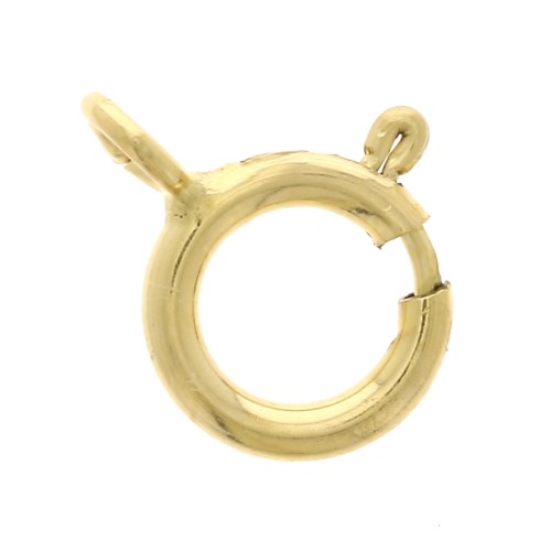 5.5mm spring clasp with open ring - Gold filled x1