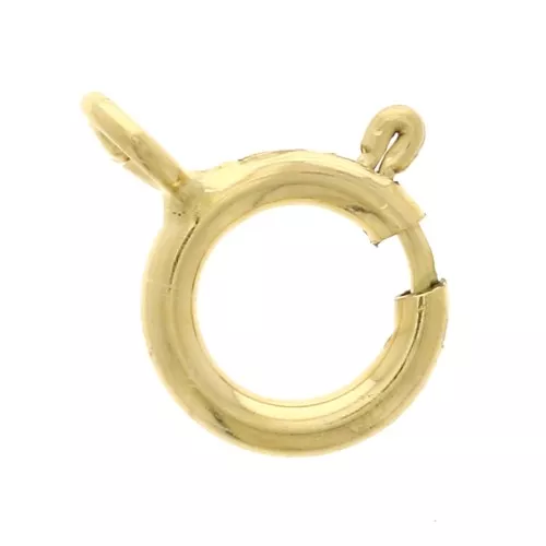 5.5mm spring clasp with open ring - Gold filled x1
