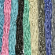 Faceted ball chain1.5 mm Bronze tone x1m