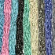 Faceted ball chain1.5 mm Bronze tone x1m