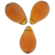 Drops 6x9mm Smoked Topaz  x25