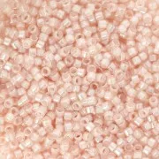 1.6mm Toho Aiko 11/0 TA011033 - White Lined Luster Light Rosaline x4g