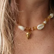 7x8mm Irregular baroque freshwater pearls - Grade AA x6