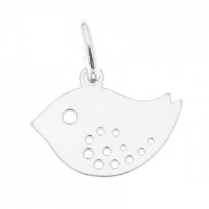 Sterling Sterling 925 bird charm 10mm x1
