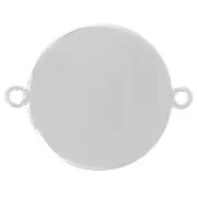 21.5mm 925 Sterling Silver Aztec calendar spacer x1