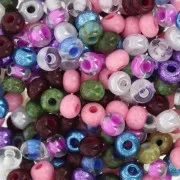 Preciosa Seed Beads 6/0 4 mm - Multicolor Mix 2 x 20 g