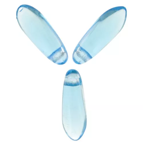 Dagger 3x11mm Aquamarine x50