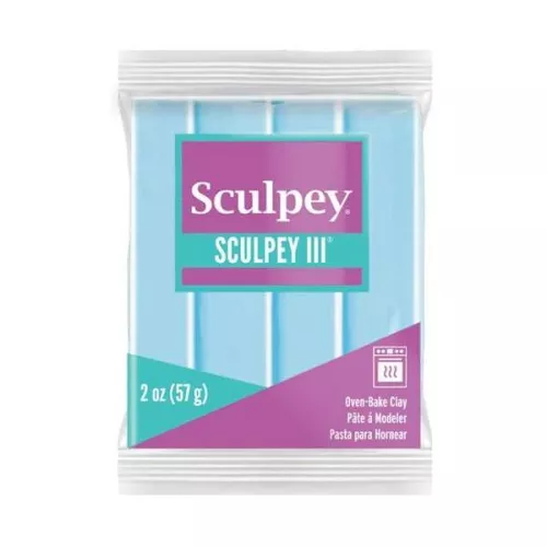 Sculpey III clay 57 gr - Aqua (n°55) x1
