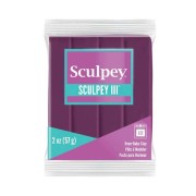 Sculpey III clay 57 gr - Plum (n°76) x1