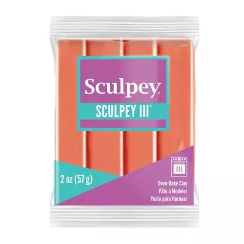 Sculpey III clay 57 gr - Coral (n°85) x1