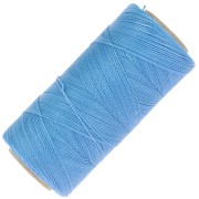 Linhasita Waxed Yarn Spool for Micro Macramé, 0.5 mm - Maya Blue (1443) x335m