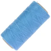 Linhasita Waxed Yarn Spool for Micro Macramé, 0.5 mm - Maya Blue (1443) x335m