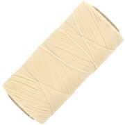 Linhasita waxed thread spool for micro macramé 0.75 mm - Light linen(1438) x228m