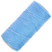 Linhasita waxed thread spool for micro macramé 0.75 mm - Mayan blue (1443) x228m|raw }}