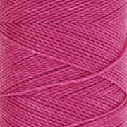 Linhasita waxed thread spool for micro macramé 1 mm - Bright Pink (1435) x168m