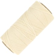 Linhasita waxed thread spool for micro macramé 1 mm - Light linen (1438) x168m|raw }}