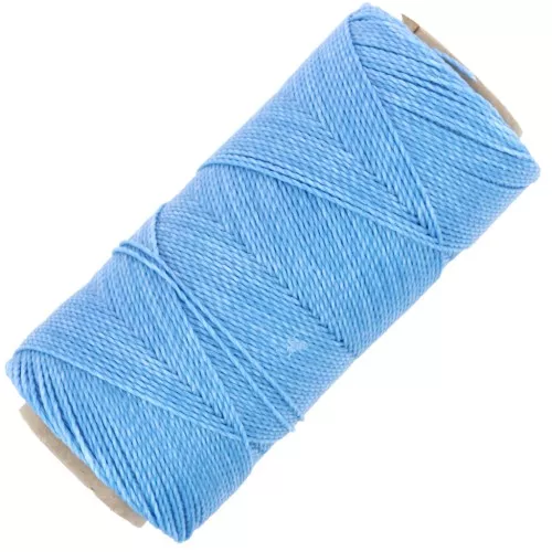 Linhasita waxed thread spool for micro macramé 1 mm - Mayan blue (1443) x168m