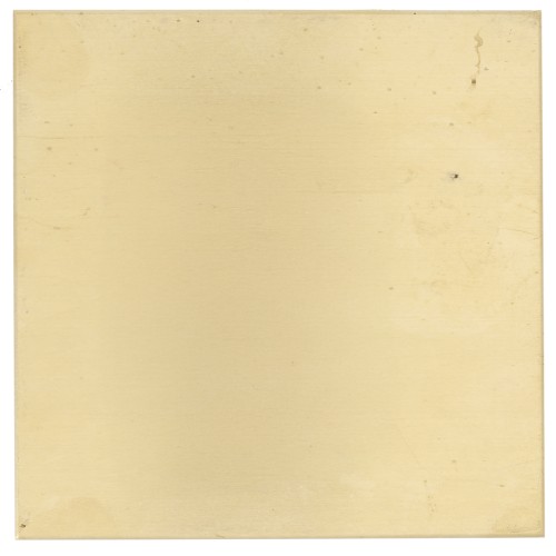 100x100mm Brass plate - thickness 1.5 mm - Brass x1