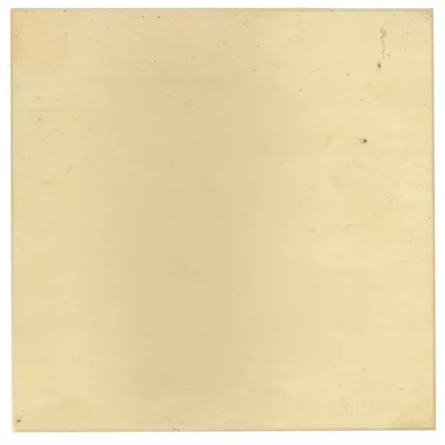 100x100mm Brass plate - thickness 1.5 mm - Brass x1