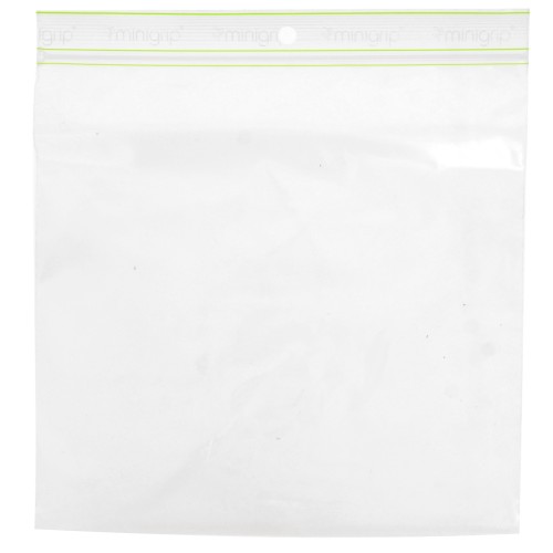 200x200mm Minigrip bags - Transparent x50
