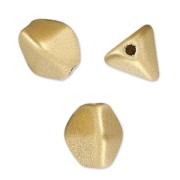 Pinch Beads 5x3 mm Gold Mat x50