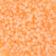 Preciosa Seed beads 11/0 2 mm - Solgel - Orange 1 Dyed Alabaster x20g|raw }}