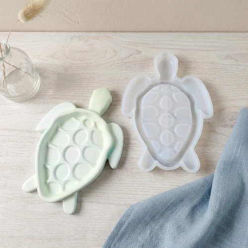 14.5x21cm Silicone mold for turtle cup - Transparent x1