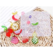 Silicone mold for fruit &amp; flower pendants &amp; spacers x1|raw }}