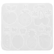 Silicone mold for fruit & flower pendants & spacers x1
