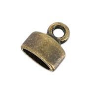 Terminator for flat lace 5 mm bronze x1|raw }}