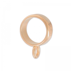 slip bead with pendant holder 10 mm rose gold tone x1