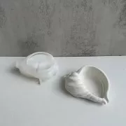 16x12cm Silicone mold for shell-shaped cups -Transparent x1