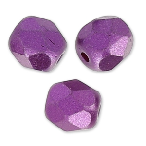 Alabaster Pastel Burgundy 4 mm facets x50