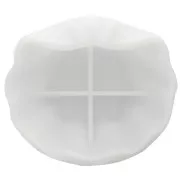 14x16cm Silicone mold for shell-shaped dishes - Transparent x1