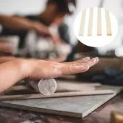 Wooden guide sticks for polymer clay - 3 mm to 10 mm - Natural x8