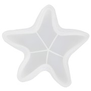 14x13cm Silicone mould for starfish cup Transparent x1
