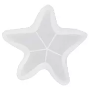14x13cm Silicone mould for starfish cup Transparent x1