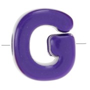 20x17mm acrylic Alphabet letter beads assortment - G - Multicolor x10|raw }}