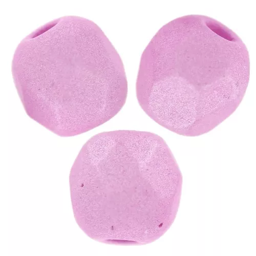 Facets 3 mm Alabaster Saturated Violet x50