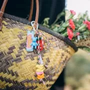 20x17mm acrylic Alphabet letter beads assortment acrylic - O - Multicolor x10