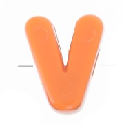 20x17mm acrylic Alphabet letter beads assortment- V - Multicolor x10|raw }}