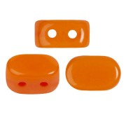 4x6mm Lipsi® glass beads by Puca® - Bright carrot x10g