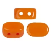 4x6mm Lipsi® glass beads by Puca® - Bright carrot x10g