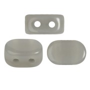 4x6mm Lipsi® glass beads by Puca® - Dapple Gray x10g